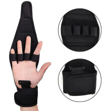 Ortesis de mano con separador de dedos para víctimas de accidentes cerebrovasculares, soporte postoperatorio para mejorar el agarre y el control.