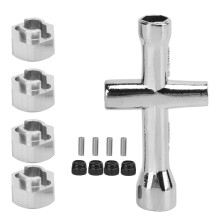 Inbussleutelset voor RC-modellen, klein formaat, nauwkeurig gefreesd uit aluminiumlegering, duurzaam, lichtgewicht, eenvoudig te installeren,
