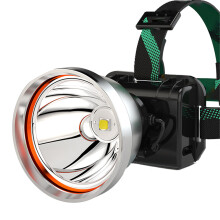 Komfortable Stirnlampe, ultrahelle LED mit wiederaufladbaren Akkus, wasserdicht für Outdoor-Aktivitäten, lange Akkulaufzeit, 90 verstellbar