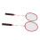 2-teiliges Badmintonschläger-Set für Erwachsene 9