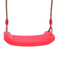 Columpios para niños, asiento de columpio de plástico con cuerda ajustable para parques infantiles interiores y exteriores, diseño ergonómico,