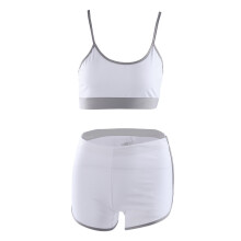Pantaloncini scintillanti da donna, completi da ballo scintillanti, pantaloncini elasticizzati senza cuciture, traspiranti, in spandex metallizzato,