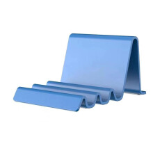 Angle de vision réglable de support de téléphone de-bleu