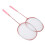 Badminton-Set, Eisenlegierung, vergrößerte 3