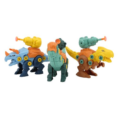 Ανθεκτικό και στιβαρό παιχνίδι κατασκευής δεινοσαύρων για παιδιά, εκπαιδευτικό 1