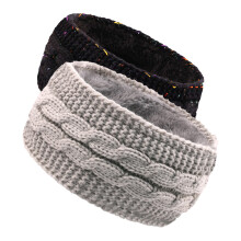 Designed By Girls For Girls, Women Winter Warm Headband, Foldable Lightweight, Soft And Fluffy Texture, Thick Cable Knit, Ear Warmer, Enhances Confide