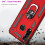 Beschermende bumper shell cover behuizing-Rood HW P30 4