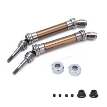 Zware CVD-aandrijfas voor RC-auto's. Nauwkeurige constructie, robuustere uitvoering, zeer betrouwbaar vervangingsonderdeel voor Traxxas Slash Rustler