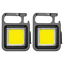 Mini torcia ultracompatta, luce da campeggio portatile con supporto magnetico, ricaricabile per le emergenze e le riunioni in giardino.