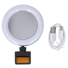Professional Variable Color Temperature Led Ring Light For Photography, Type C Charging Compatible, Perfect For Indoor And Outdoor Use Including Live
