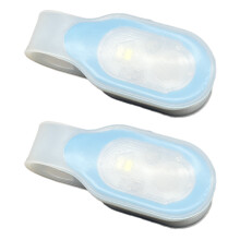 Luce di emergenza, torcia a clip con cinturino in silicone, impugnatura magnetica e resistente all'acqua, ideale per campeggio, escursionismo e pesca.