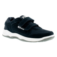 (Blue, 9 (Adults')) Gola Mens Trainers Belmont Suede Wide Touch Fastening navy UK Size