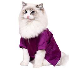 Purple Weicher Katzenwiederherstellungskragen einstellbarer Haustierkegel für Kätzchen und Welpe nach Operationen, Lecke