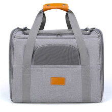 Lake Water Blue Nylon Net Pet Carrier Bag mit belüftetem Design tragbarer Tragetasche für Katzen Fahrt  Freien