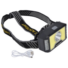 Farbwechselnde Solar-Stirnlampe mit Zaunbeleuchtung, Bewegungssensor und wiederaufladbarem LED-System für Outdoor-Fans und Abenteurer