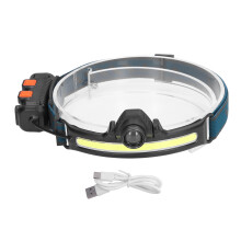 Ultimatives Expeditionswerkzeug: Wiederaufladbare Stirnlampe mit Bewegungssensor, verstellbarem LED-Stirnband für Nachtläufe und Camping