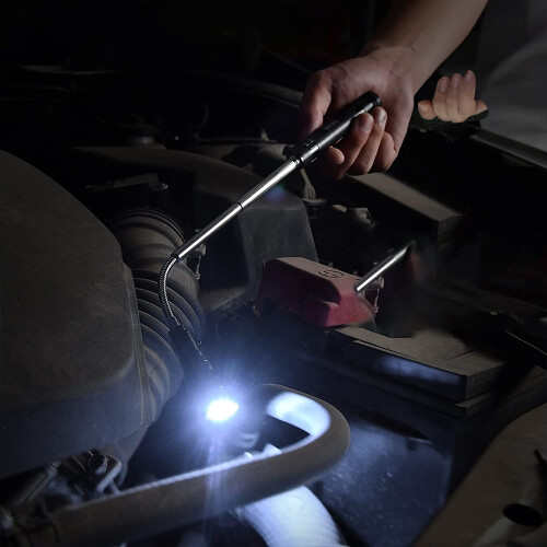 Versatile Led Magnetic Retrieval Tool, Super-Strong Base For Hands-Free Operation 2