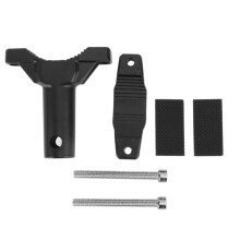 Montagehalterung aus Aluminiumlegierung für Motorräder, stoßfeste Zusatzscheinwerfer-Mastklemme mit stoßdämpfendem Verlängerungsrohr und