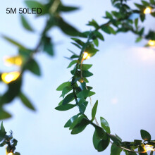 Charming 10M 100L Warm White LED String Light, Timer Function Battery Operated Sturdy Flexible Wire For Indoor Outdoor Party Decor