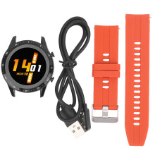 Caricabatterie USB magnetico per smartwatch, design portatile ideale per i viaggi, per dispositivi smart con vetro integrato, supporta chiamate