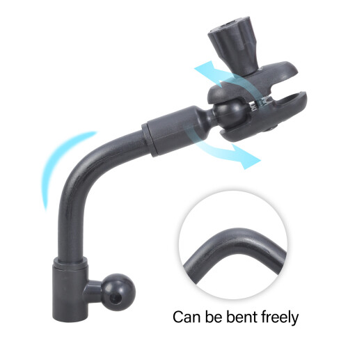 Bras d'extension de rotule de 17mm, support de téléphone pour 1
