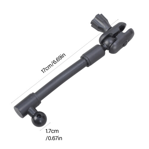 Bras d'extension de rotule de 17mm, support de téléphone pour 2