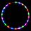 Bambolê de ginástica com mudança de cor e tecnologia LED, aro de dança iluminado com mudança automática de cor para exercícios e 1
