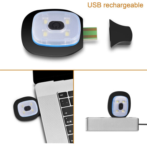 Φωτισμός Hands Free, επαναφορτιζόμενο σκουφάκι LED USB με τεχνολογία Stay Warm and Safe, 2