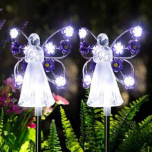 Tuinpalen met meerkleurige LED-verlichting, waterdicht ontwerp zodat uw buitendecoratie weerbestendig blijft, ideaal herdenkingsgeschenk voor