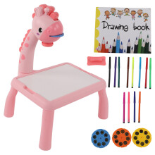 Projetor de Desenho Artístico e Artesanato para Crianças, Esboço Inteligente com Música, Brinquedo Educativo para Estimulação Criativa, Clareza