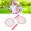 Kinder-Badminton-Set, leicht, für Kinder, 12