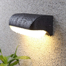 Illuminazione da parete per esterni, applique da parete per esterni con movimento verso l'alto e verso il basso per giardino, casa e scale,