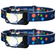 Innovative, wiederaufladbare LED-Stirnlampe, perfektes Geschenk für Outdoor-Fans mit Touch-Sensor, komfortablem elastischem Kopfband, wasserdicht