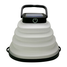 Lanterne solaire de camping étanche, accessoire de camping multifonction, éclairage extérieur solaire rechargeable par USB, lampe LED pliable pour