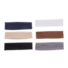 6PCS Headband, Soft Headband, Band Elastic Headbands, Cotton Headbands fFor Men And Women For Sports, Gym, Yoga Hair Band