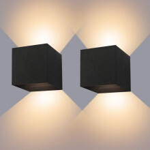 Illuminazione esterna moderna, impermeabile IP65, luce ad angolo regolabile, 12W, struttura in alluminio, chip LED COB a risparmio energetico per