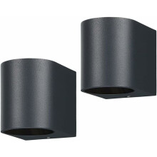 Applique regolabili per patio, terrazzo, balcone - Corpo in alluminio pressofuso antiruggine, LED integrato per prestazioni di lunga durata, luci
