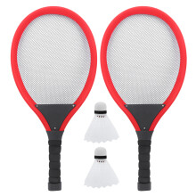 Gigantische racketset, ideaal voor familieplezier en het ontwikkelen van coördinatievaardigheden, inclusief 2 rackets met stevig net en lijn, 2