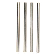 Varillas redondas de acero inoxidable de alta dureza, barra de torno de superficie lisa para manualidades, material de torno para modelismo adecuado