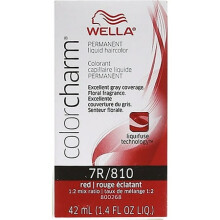 (Single) Wella Color Charm Permanent Haircolor 7R/810 Red Red