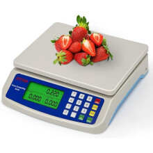 Balance de cuisine numérique 30 kg/1 g, affichage LCD, calcul électronique des prix, usage commercial.