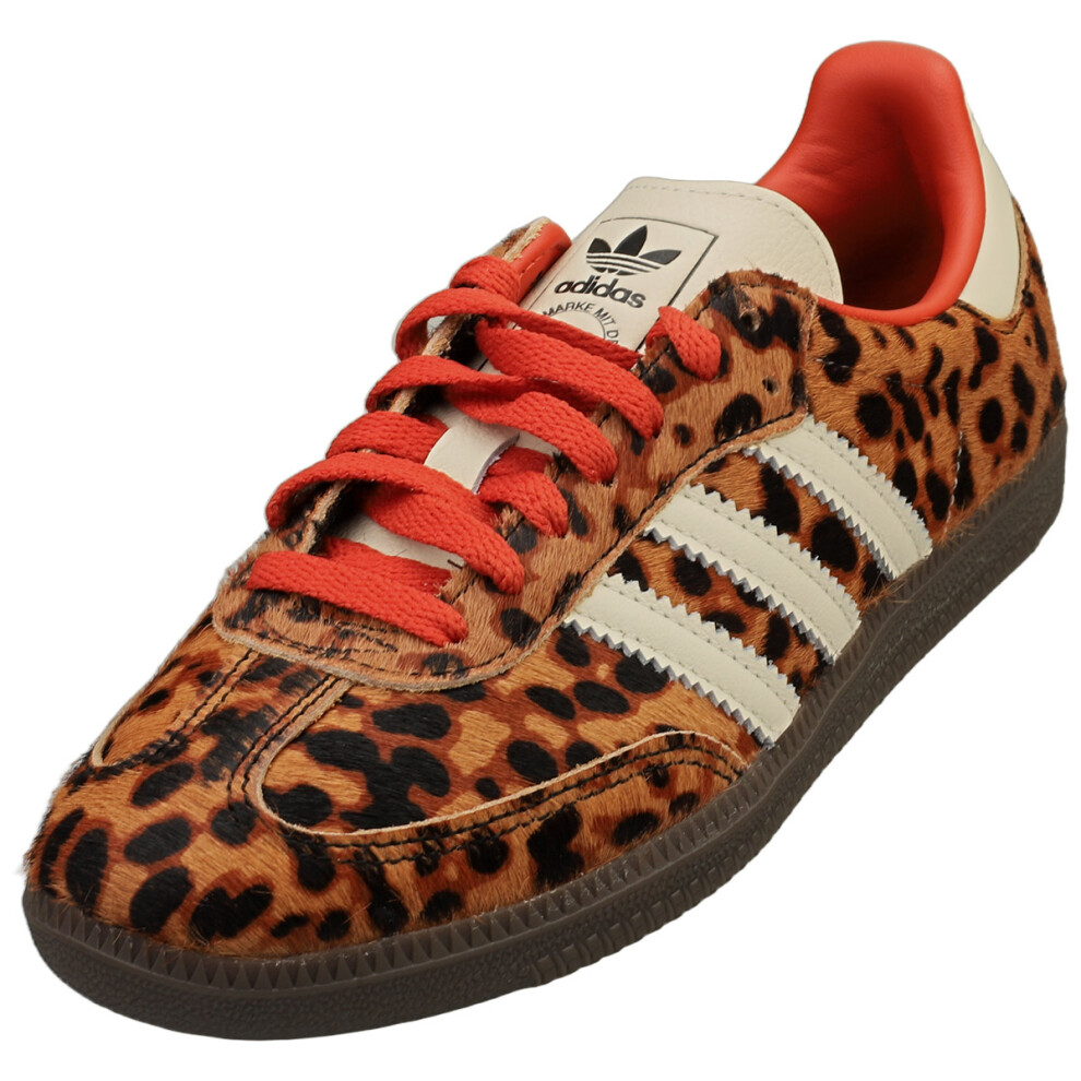 Adidas (4) Samba Og Womens Fashion Trainers In Leopard