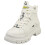 Buffalo (5) Buffalo Aspha Nc Mid-vegan Womens Platform Trainers in White 1