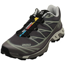 (12) Salomon Xt-6 Unisex Running Trainers in Iron Black