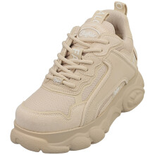 (7) Buffalo Cld Chai Vegan Womens Platform Boots in Cream