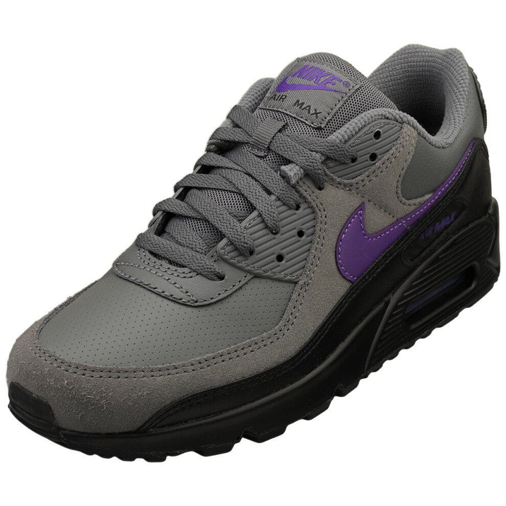 Nike (9) Air Max 90 Mens Fashion Trainers In Iron Grey