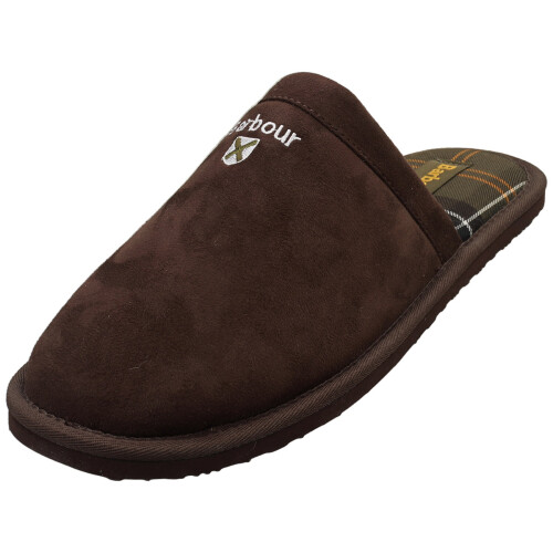 Barbour (7) Barbour Everitt Mule Mens Slippers in Brown