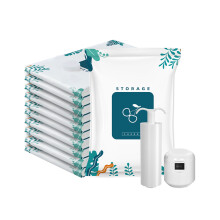 Lot de 10 sacs de compression sous vide pour vêtements, couvertures, tentes, déménagement et autres.