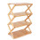 4-layer shelving picnic simple folding table Portable solid wood storage activities 1
