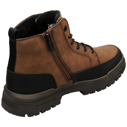 (44) Mustang Herren Casual Boots Cognac Seitenzip Stiefel 1